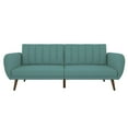 thumbnail image 5 of Novogratz Brittany Futon, Light Teal Linen, 5 of 23