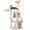 Beige, variant on WgoodW Cat Tree, 54in Tall Cat Tower for Indoor Cats with Extended Platform & Basket, Spacious Cat Condo, Funny Hammock, Scratching Posts and Ladder, Beige