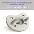 thumbnail image 5 of Chicco PhysioForma® Luxe One-Piece Silicone Pacifier, 0-6 Months, 2pk  - Pearl Grey, New, 5 of 11