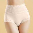 thumbnail image 2 of Kmdttou Womens Underwear Breathable Wicking Sexy Lace High Cut Panties Comfort Bikini Panty Stretch Underpants Breathable Ladies Briefs (Regular & Plus Size) Beige-M, 2 of 4