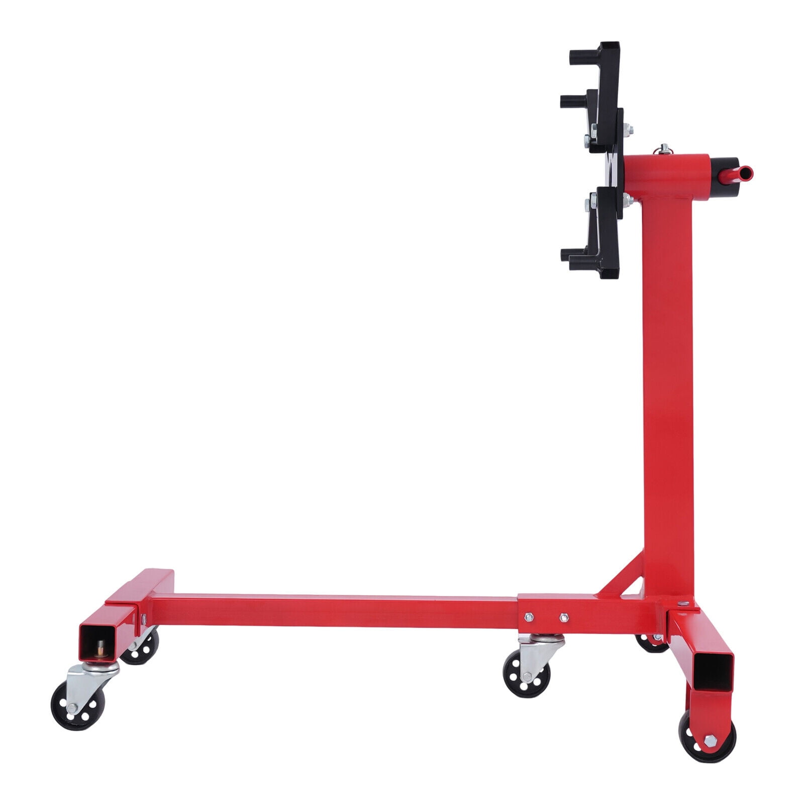 1250 LBS Engine Stand Folding Motor Hoist Dolly Mover Auto Repair Jack Rotating for garages, repair shops