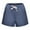 Dark Blue, variant on Womens Shorts Stretchy Plus Size Bandage Solid Running Sports Wide Leg Pants Casual Summer Jean Shorts with Pockets M-6XL