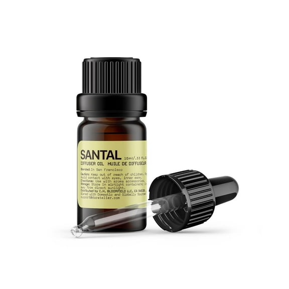 Doratelier Santal Diffuser Oil, Niche Scent, Essential Oils Blend for Ultrasonic Diffuser Scent Projects(.33 oz/10 ml)