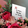 thumbnail image 3 of 3drose, Floral La Mejor Mama Del Mundo Spanish Best Mom in the World Greatest, 6 Greeting Cards with Envelopes, 3 of 7