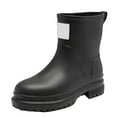 thumbnail image 2 of KANG Stylish Women's Mid Calf Rain Shoes Thick Sole Durable Short Ankle Boots For Everyday And Outdoor Activities, 2 of 6
