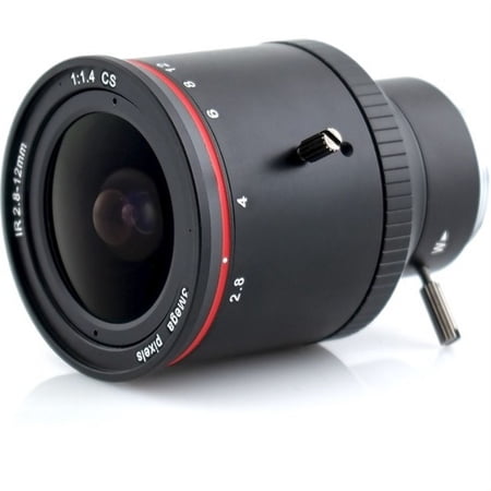 UPC: 0682863380088 | AIDA CS-2812V  2.80 mm to 12 mmf/1.4  Varifocal Lens for CS Mount
