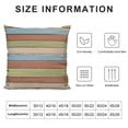 thumbnail image 5 of BANET Short Plush Pillow Case Double Sided Print , Blue Green Super Soft Square Throw Pillowslip Couch Sofa Covers for Bed Room, Beach 24x24in, 5 of 5