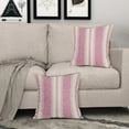 thumbnail image 3 of Hot Pink Pillow Covers 20x20 Set of 2 Light Pink Preppy Room Decor Outdoor Pillowcases Farmhouse Boho Rustic Dot Print Striped Decorative Throw Cushion Case Decor for Couch Sofa Bed, 3 of 6