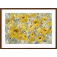 thumbnail image 2 of Art.com Yellow Roses Art Print by Silvia Vassileva, Brown Frame Wall Art, 29" x 21", 2 of 5