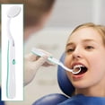 thumbnail image 3 of Dental mirror with luminous dental mirror examination mirror oral care mirror green, 3 of 5