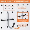 thumbnail image 5 of 330PCS Upgraded Pegboard Accessories Organizer Kit, Peg Board Hooks Assortment with Bins & Cups for Organizing Tools, Fit 1/8 or 1/4 inch Pegboard for Garage Workshop Wall Hanging Tools, 5 of 7
