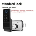 thumbnail image 2 of Door Lock, Finrprint Gate Lock Tuya Outdoor TTlock Smart Door Lock Digital IC Card Rim Electronic Door Lock Suitable For Home Garden ,Easy to Install, 2 of 7