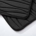 thumbnail image 5 of Yafa Home Fashion 2pc: 17" X 24" + 20"X 20" Bath Rug Set, Memory Foam; Water Absorbent & Non-Slip Bathmats(Black), 5 of 6
