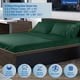 thumbnail image 4 of Juego de sábanas DREAMCARE tamaño king, 4 piezas, 100% microfibra, verde, 4 of 8