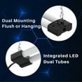 thumbnail image 7 of DYMOND 4 FT 40W LED Shop Light Fixture with Inline Switch, Hanging or Flush Mount, Bright Daylight 5000K for Garage Workshop Basement 2-PACK, 7 of 7