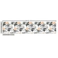 thumbnail image 3 of Ambesonne Bird Print Fabric by the Yard Upholstery, Dancing Cranes Fly Wings, 2 Yards, Grey Dark Peach and White, 3 of 5