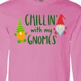 thumbnail image 4 of Inktastic Chillin' with My Gnomes Long Sleeve T-Shirt, 4 of 5