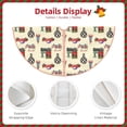 thumbnail image 3 of Fotbe Retro Steampunk Vehicle1 Pattern Christmas Tree Skirt, Tree Skirts Plush Christmas Decorations, Christmas Tree Skirts Xmas Decorations Holiday Party Decor-48", 3 of 6