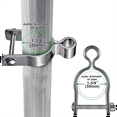 thumbnail image 2 of New 2-Pack Wall Mount Gate Hinge 1-3/8Inch Farm Hinge, 304 Stainless Steel Tube Fence, 2 of 4