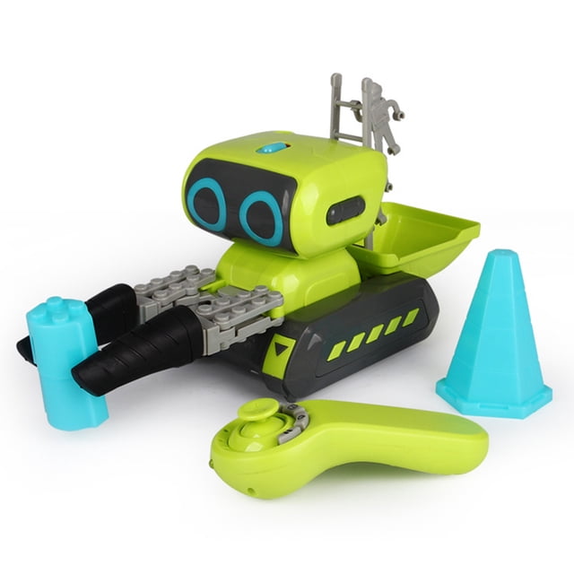 Offres Cyber et Lundi Jouets Robot pour Garçons Jouets Robot pour Enfants, Rc Programmable pour Enfants, Robot Télécommandé, Cadeaux pour Garçons de 3 à 8 Ans Anniversaire & Noël Bas de Noël Verts
