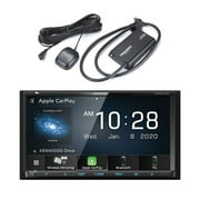 Kenwood DDX9707S MultiMedia Receiver Compatible With Apple CarPlay & Android Auto with SXV300V1 SiriusXM Tuner