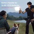 thumbnail image 5 of Godox AK-B01 Battery Handle Handheld NP-F970 Battery Bracket for Godox ML60II Bi Video Light Accessories, 5 of 5