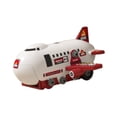 thumbnail image 3 of Juego de juguetes de avión, vehículo, avión con Mini coches, rompecabezas de interacción, juego de coches para niños pequeños, regalos de cumpleaños Rojo, 3 of 8