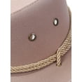 thumbnail image 4 of xiaxaixu Hommes Chapeau de Cowboy avec Cordon de Menton Réglable Large Bord Accessoires, 4 of 7