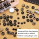 thumbnail image 3 of KRABALL Leather Snap Button Kit Professional Snap Fasteners Metal Press Studs With Installation Tools For Leather Craft Working, 3 of 5
