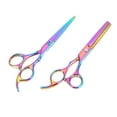 thumbnail image 2 of Hair Cutting Scissors Thinning Shears Grooming Scissors Set Barber Shears Pro Barber Salon Hair Cutting Thinning Scissors Shears Hairdressing 3 Colors, 2 of 8