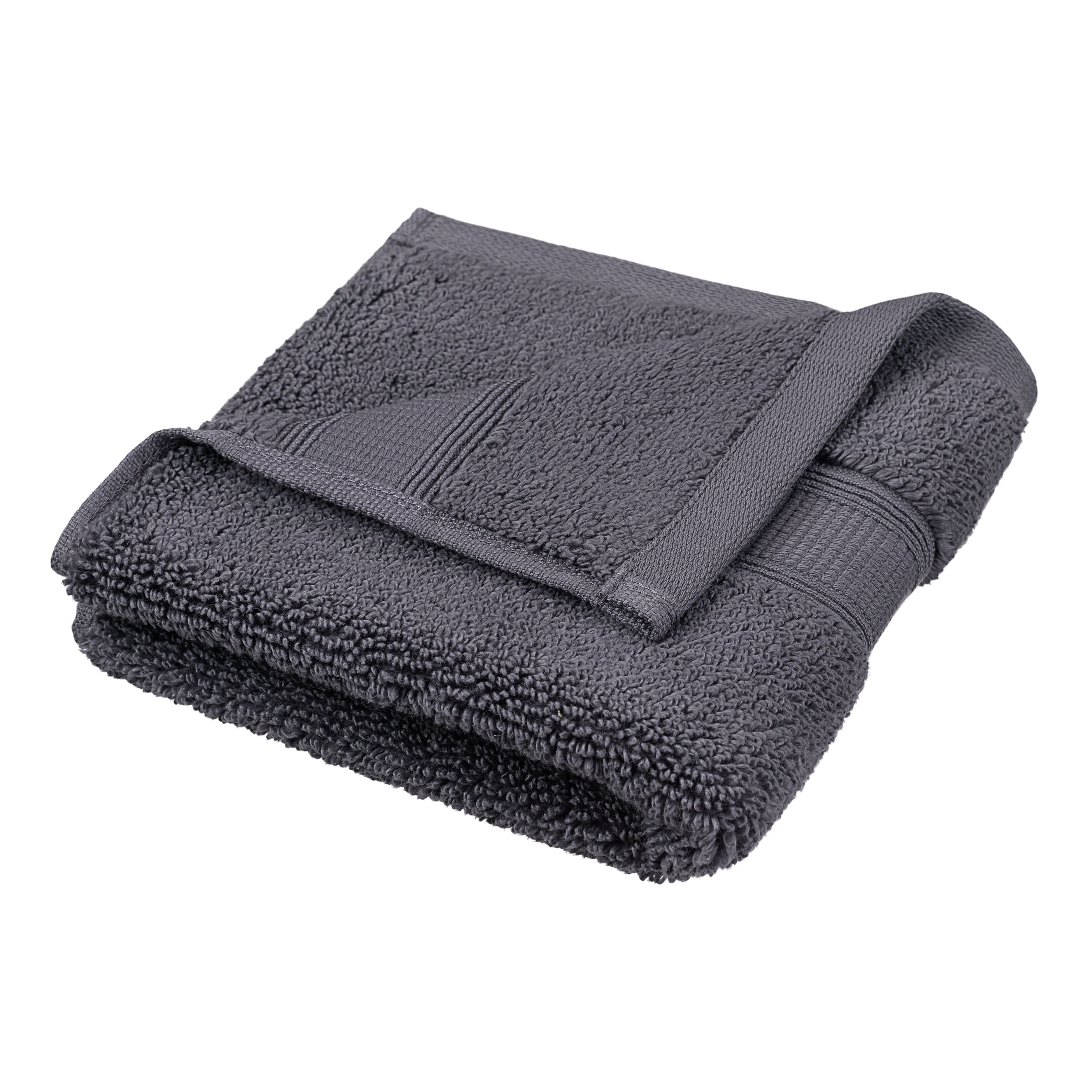 Pousada Waffle Retro Design Egyptian Cotton Towels - 990 Black