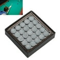 thumbnail image 4 of Billiard Cue Tips, Pool Billiard CueTips  Elasticity Replacement 50Pcs Leather  For Billiards 10.5mm, 4 of 8