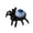 Blue, variant on YANHAIGONG Halloween Spider Tea Decor Lamps, Glowing Plastic Spider LED Lights for Halloween Decorations, Gothic Decor Home Porch Decorations ,All Saints' Day Halloween Decorations Eyeball Lights