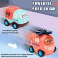 thumbnail image 4 of Juguete de bebé para niños de 1 año | Juego de 7 juguetes de coches Push and Go con alfombrilla de juego/bolsa de almacenamiento para niños pequeños | Juguetes educativos tempranos y regalo de, 4 of 4
