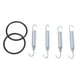 thumbnail image 5 of Exhaust Pipe Springs O Rings Kit 90507‑20030‑00 Replacement for Banshee 350 YFZ350 1987‑2006, 5 of 9