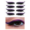 thumbnail image 4 of Delineador de ojos reutilizable y s de pestañas cinta Invisible Auto Púrpura Sunnimix Eyeliner Eyelash Stickers, 4 of 8