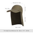 thumbnail image 4 of CHUANK Chapeau de Pêche à Grand Bord pour Hommes UPF 50+ avec Rabat de Cou, 4 of 7