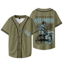 Hudson Westbrook Cowboy Merch Baseball Jacket Tee Summer Unisex Short Sleeve V-neck T-Shirts