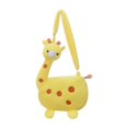 thumbnail image 2 of Bolso bandolera con diseño de jirafa de dibujos animados, con correa ajustable, de peluche Amarillo, 2 of 8