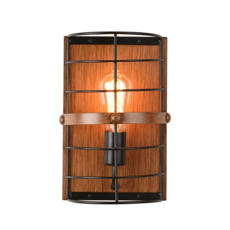 

ZHOUJIA Farmhouse Fixture Sconce Vintage Industrial Rustic Cage US