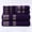 Purple, variant on 8pcs 100% Cotton Bath Towel Set, Includes 2 Bath Towels, 2 Hand Towels, And 4 Washcloths. GSM 400, Luxurious Quality, Geometric Pattern, Ultra-soft And Highly Absorbent. For The Bathroom Or Travel.