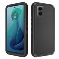 thumbnail image 1 of Asuwish Compatible with Motorola Moto G 5G 2024 Phone Case Hybrid Rugged Shockproof Hard Protective Drop Proof Full Body Heavy Duty Mobile Cell Cover for G5G 5 G G5 Women Men Black, 1 of 7