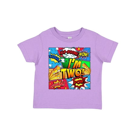 

Inktastic I m Two Comic Book Gift Toddler Boy or Toddler Girl T-Shirt