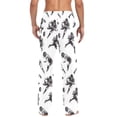 thumbnail image 4 of FORMRS Mens Pajama Pants with Pockets Cotton Sleepwear Lounge Bottoms Sizes S-2XL, Football Player Pattern, 4 of 7