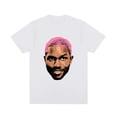 thumbnail image 3 of Frank-Camiseta de algodón puro de gran tamaño para hombre, camisetas de música rubia, ropa de calle de Hip Hop, camisetas casuales gráficas de verano Y2k, 3 of 4