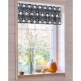 thumbnail image 4 of Valances for Windows Fall Abstract Rod Pocket Cafe Window Treatments Valance Curtains for Kitchen Bathroom Laundry Basement Windows 42"x18", 4 of 6
