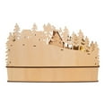 thumbnail image 4 of Kurt Adler Battery Operated Light-Up Small Christmas Village with Santa, 11", 4 of 6