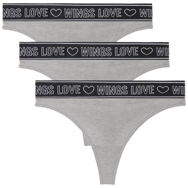 Wingslove Culottes Tangas Confortables pour Femmes, Lot de 3 G-Strings