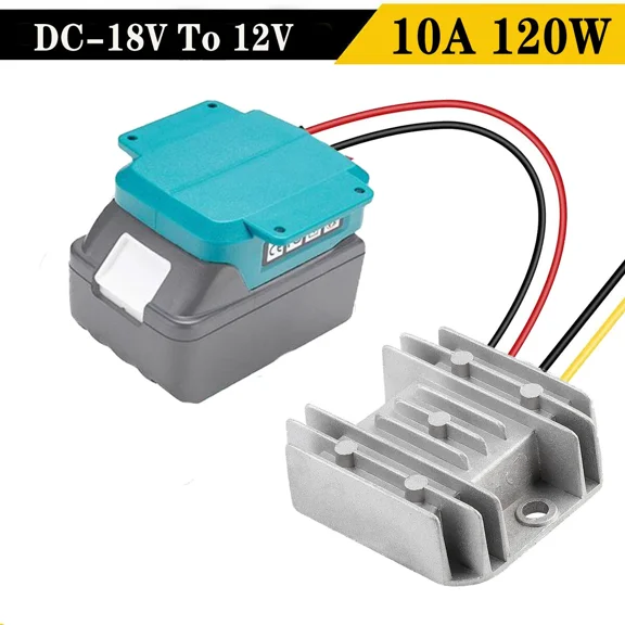 DC 18V to 12V For Makita 10A 120W Step Down Voltage Converter Battery Regulator