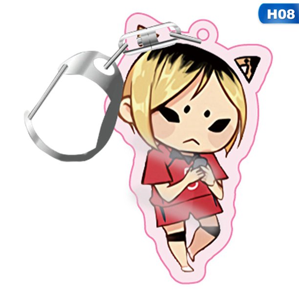 Shiyao Shiyao Volleyball Boy Key Chains Anime Haikyuu Keyring Cute Cartoon Keychain Women Acrylic Car Bag Keyrings Walmart Com Walmart Com